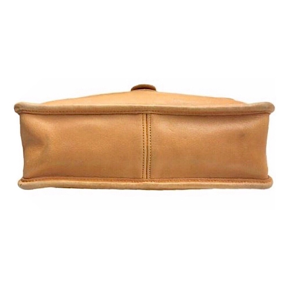 Vintage COACH WILLIS Camel Glove Tanned Leather Turn Lock Crossbody Bag 9927 USA - Picture 14 of 15